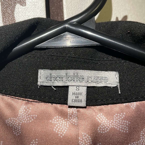 Charlotte Russe Size Small Black Blazer $25 - Picture 5 of 11
